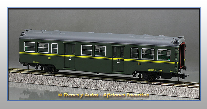 Coche pasajeros Tipo C "Yencas" - Renfe